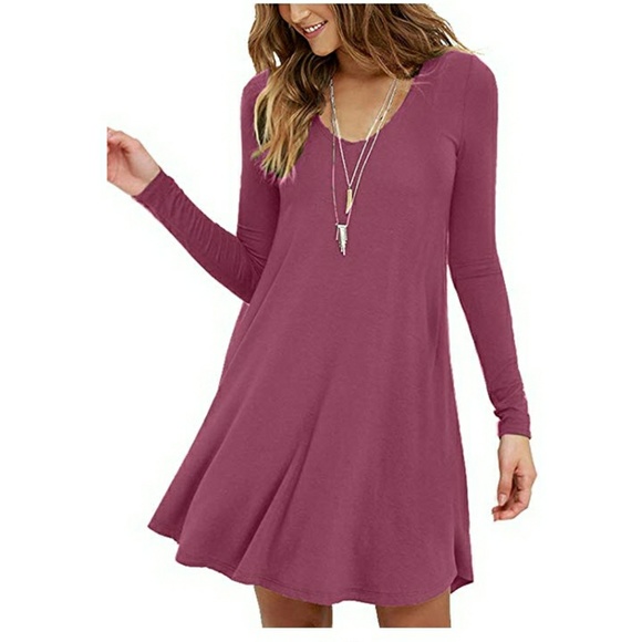 Dresses & Skirts - Mauve Swing Dress